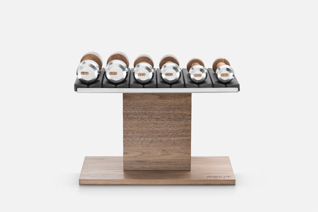 Ultra Light Dumbbells with Horizontal Rack